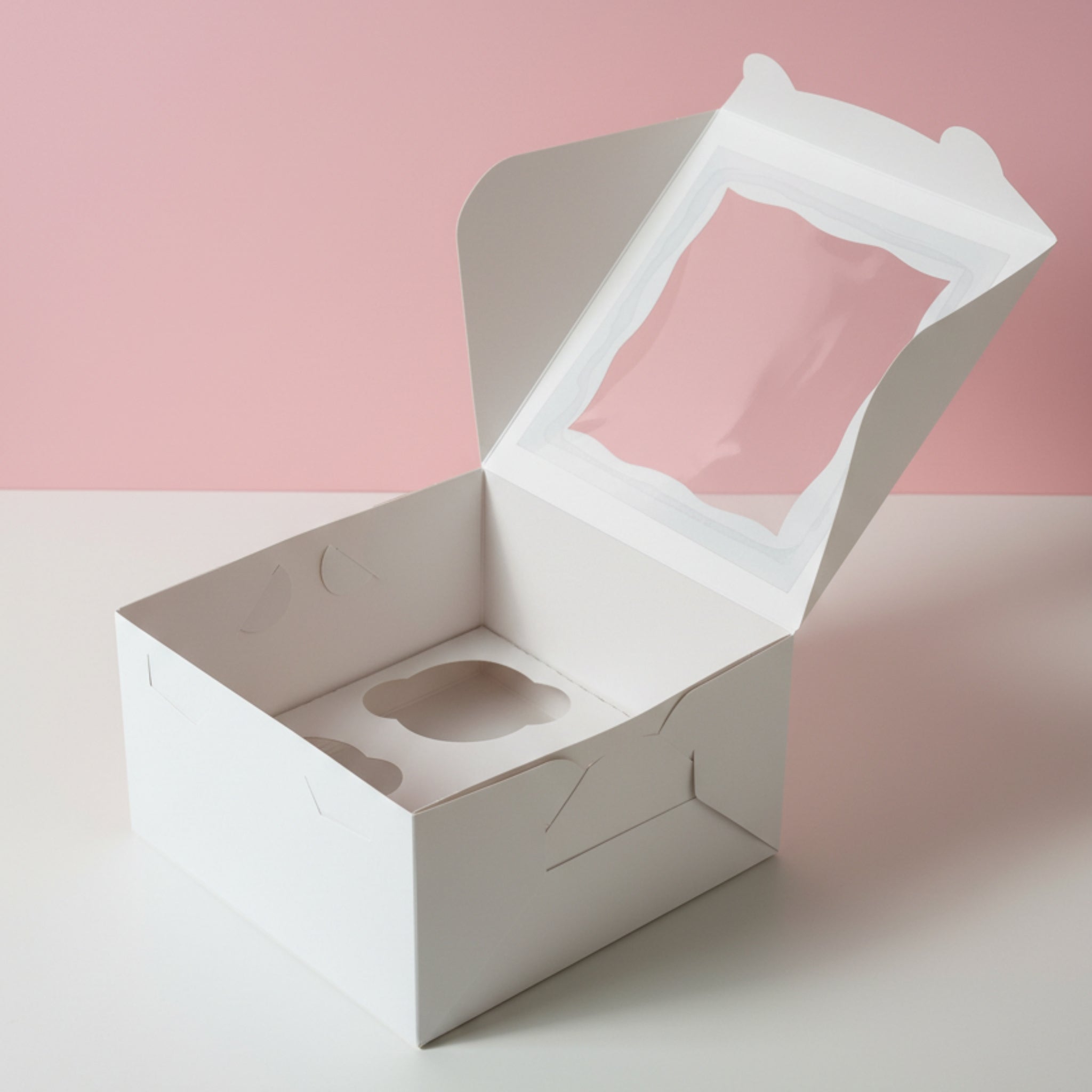 Caja Cupcake para 4 piezas