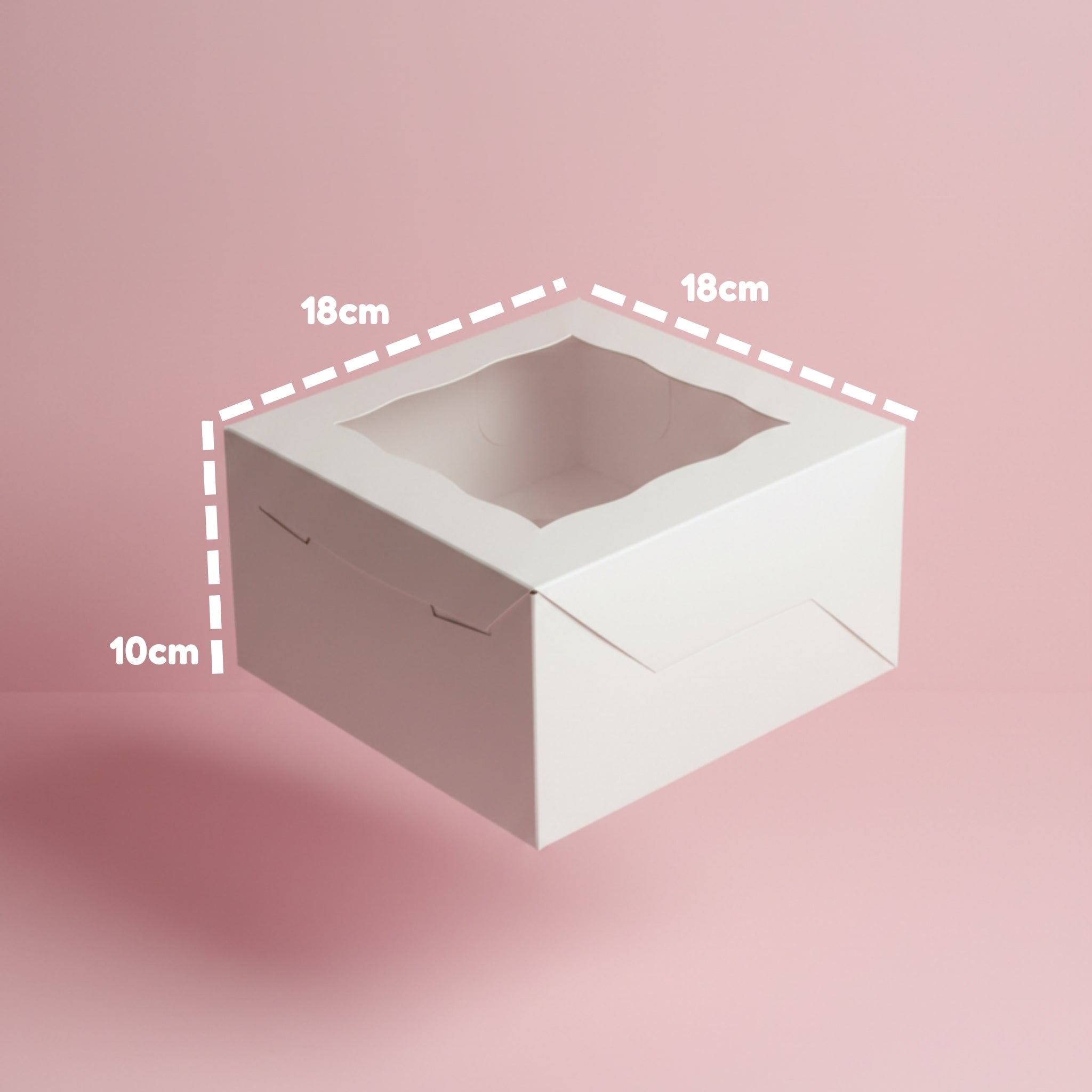 Caja Cupcake para 4 piezas