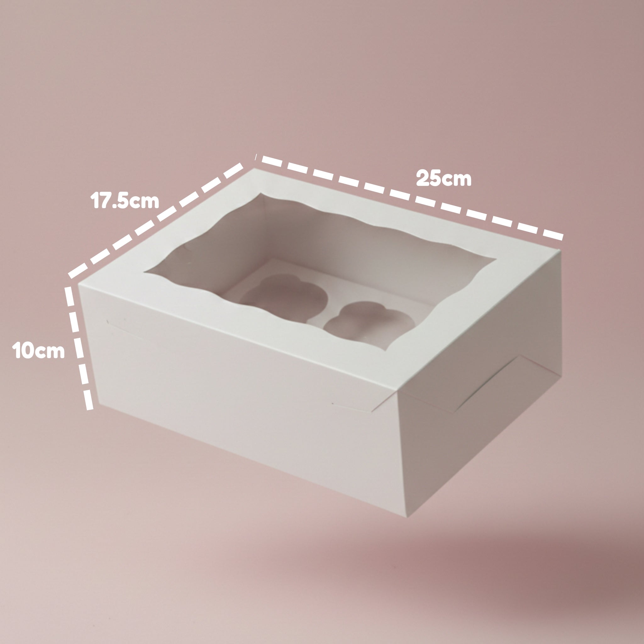 Caja Cupcake para 6 piezas