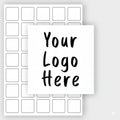 Sticker Adhesivo Rectangular 12x10cm