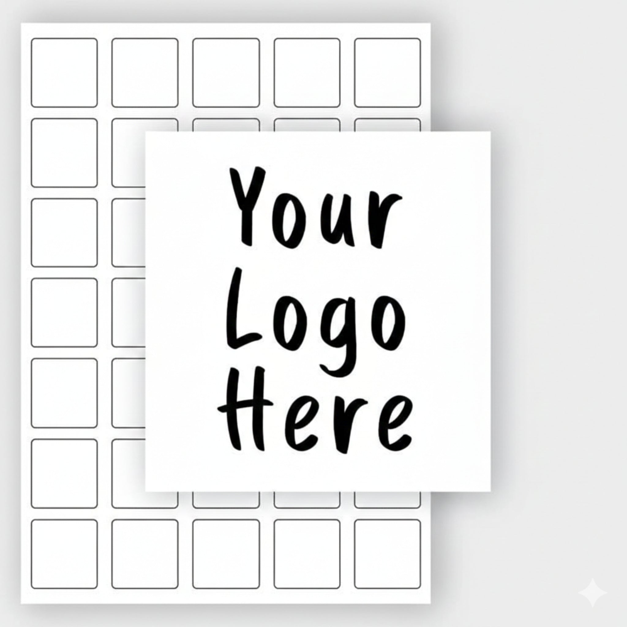Sticker Adhesivo Rectangular 12x10cm