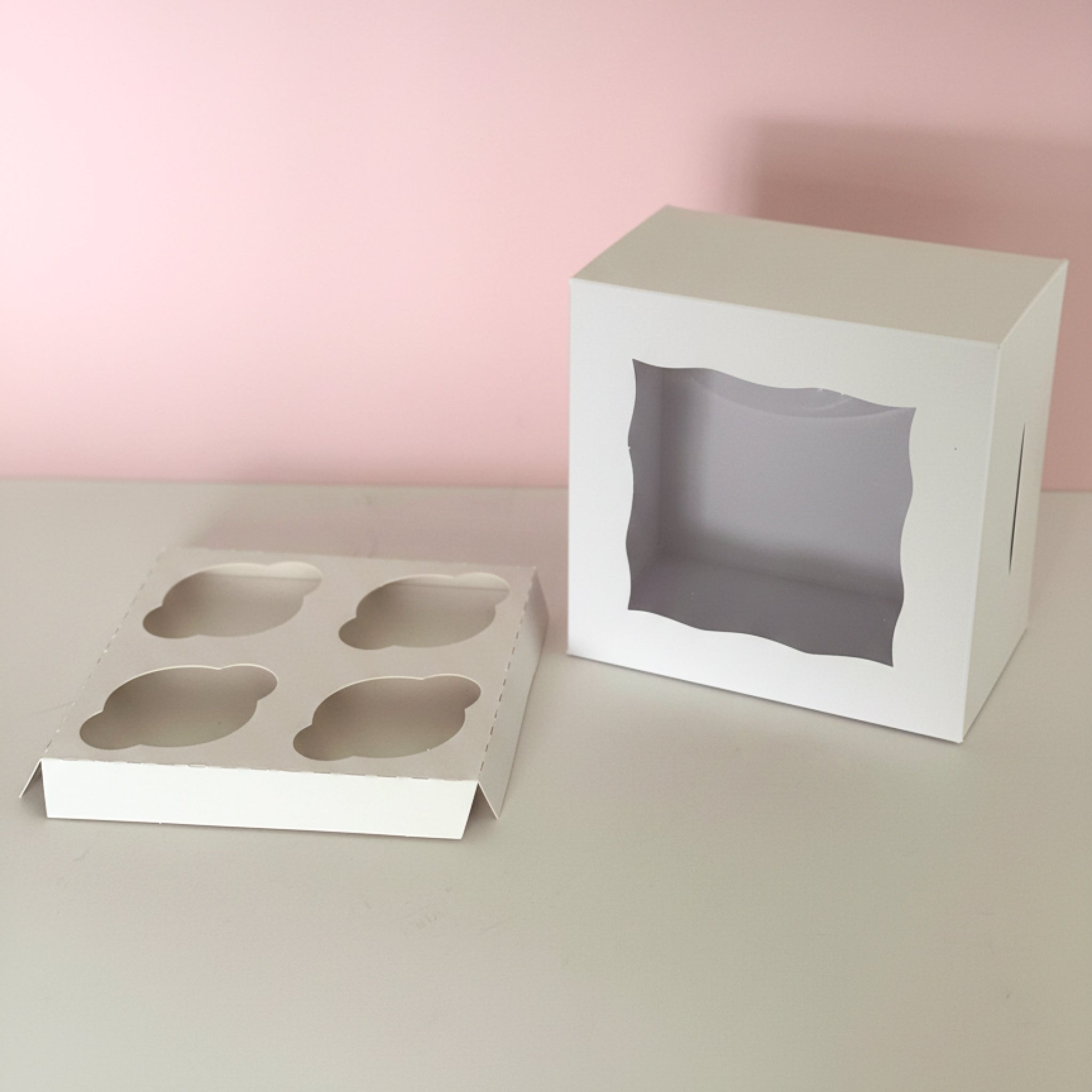 Caja Cupcake para 4 piezas